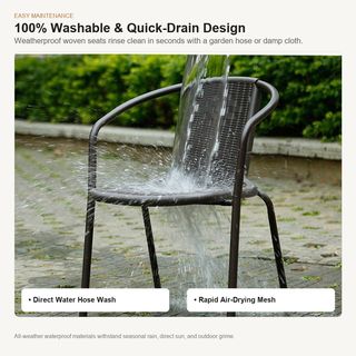 Outdoor Dining Table with 6 Armchairs (7-Piece Set) &mdash; photo 2