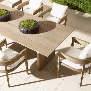 Luxury Teak Outdoor Sofa Set with Coffee Table &mdash; photo 2